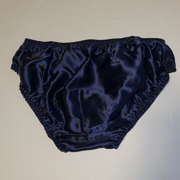 Vintage Navy Blue Silk Panties - Women’s Size Large - Picture 3 of 5